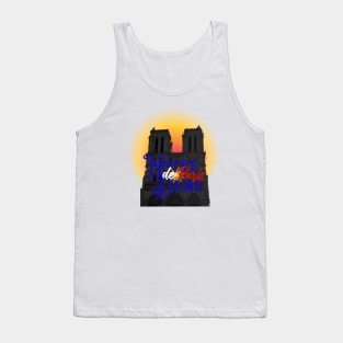 Notre Dame de Paris France Tank Top